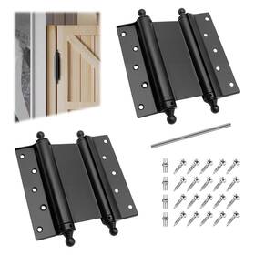 Xyhthy1-a Dtructiew 6 Inch Double Action Spring Hinges 2 Pack Self Closing Door For Indoor/ou