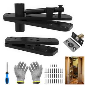 Xymjl07-b Dtructiew Heavy Duty Hidden Door Hinge 600lb Load Bearing 360 Swinging Pivot F