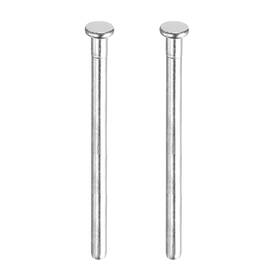 Duefixing 641832244202 2pcs 4 Inch Door Hinge Pin For Replacement Silver
