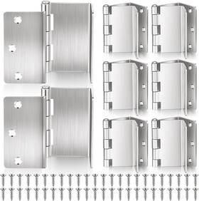 Dunzy 313105951987 3.5 Inches Expandable Door Hinges Offset Pivot Hardware Swing Clear