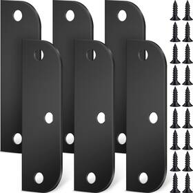 Dunzy 445048222237 6 Pcs Door Hinge Filler Plates Kit 3.5 Inch With 5/8 Stainless Steel