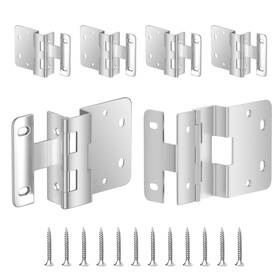 5knuckle Duoduolaili 739757641548 6 Pack Hinge 3/4 Inch Door Stainless Steel 270 Degree Institutional