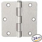 Dyn1435x35us1524pk Dynasty Hardware Door Hinges Radius Corner Satin Nickel 617561936084