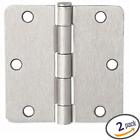 Dyn1435x35us152pk Dynasty Hardware Door Hinges Radius Corner Satin Nickel 617561936046