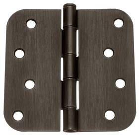 Dynasty Hardware 617561933212 4 Inch Door Hinges 1/4 Radius Corner Oil Rubbed Bronze 2-pack