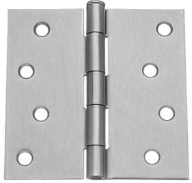 16770 Dynasty Hardware 636134553374 4 Inch Door Hinges Sq Corner Satin Nickel 48 Pack Pn