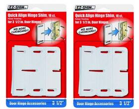 Hs350bp E-z Shim 611138698658 Ez-shim 3.5 Inch Hinge 36 Pack