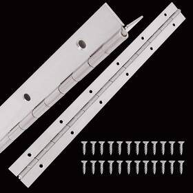 Eatheaty 695510255325 2pcs Stainless Steel Piano Hinge 12 Inch Heavy Duty Continuous S