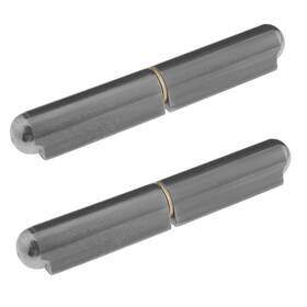 Ecsing 895243539990 2pcs Weld-on Hinges Heavy Duty Lift Off Steel For Door Window St