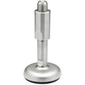 Lmrs.100-sst-m20-255 Elesa Level Foot Swivel Stud M12 3-1/64in Base