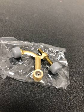 2241us4 Emtek Hinge Pivot Stop Satin Brass
