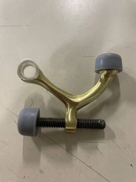 2241 Emtek 738505040220 2-3/8 Inch Height Solid Brass Hinge Pivot Stop French Antique