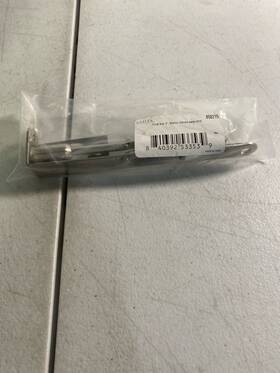 8502us15 Emtek 6 Inch Solid Brass Flush Bolt With 1/4 Radius Corners - Satin Nickel