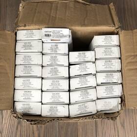 9101426 Emtek 4 Inch X Steel Plain Bearing Square Corner Hinges Polished Chrome 25 Pairs