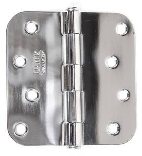 91034 Emtek 4 Inch X Plain Bearing 5/8 Radius Corners Mortise
