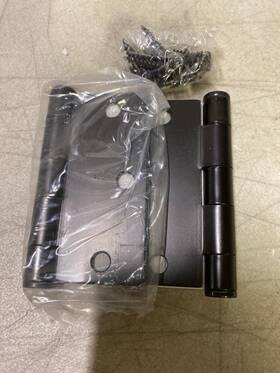 92013us10b Emtek 3.5 Inch X3.5 Square Corner Hinge Pair - Oil Rubbed Bronze