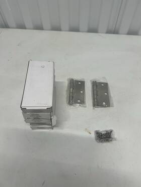 940-1315 Emtek 9401315 3.5 X 3.1 Mm Sqcr Steel Hinges Satin Nickel One Pair 6 Lot