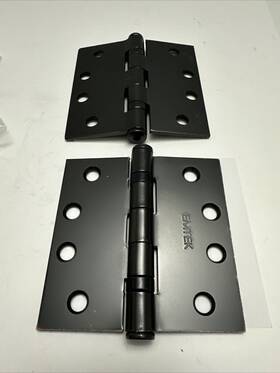 9401410b Emtek Ball Bearing Steel Hinge Oil Rub Bronz 4 Inch X4 2 Pack Square Corner