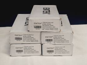 Emtek-4 Emtek 9401426 10pk 4 Inch X Square Steel Heavy Duty Ball Bearing Hinge-polished Chrome