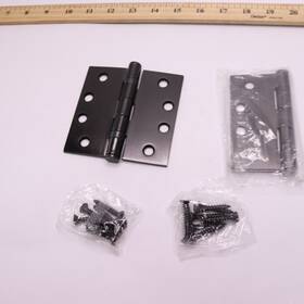 94014mb Emtek 2-pk Heavy Duty Square Ball Bearing Hinge Medium 4 Inch X