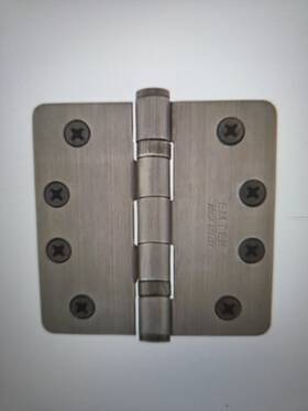 9402415a Emtek Steel Heavy Duty Door Hinges Pair - 4 Inch