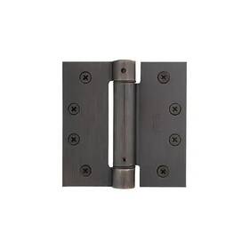 9501410b Emtek 4 Inch X Square Ul Steel Spring Hinge Oil Rubbed Bronze Finish