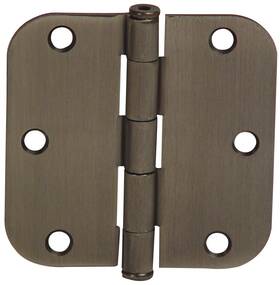 96133us10b Emtek 96133 3.5 Inch X Solid Brass 5/8 Radius Corner Plain - Bronze