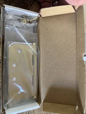 961344 Emtek 96134 4 Inch With 5/8 Radius Solid Brass Heavy Duty - Satin Finish