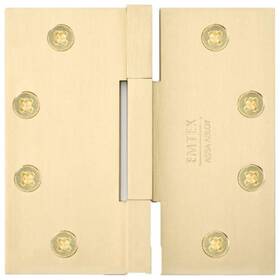 96315us4 Emtek 96315 4.5 Inch X Solid Brass Heavy Duty Square Corner -
