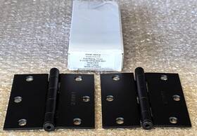 Emtek-910139 Emtek 9101319 Plain Bearing Steel Hinges 3 1/2 Inch X Us19 Finish 2 Pcs Black