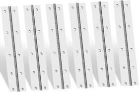 Ephech 313028455418 6inch Stainless Steel 304 Continuous And Piano Hinges 6pcs Heavy Duty Nickle