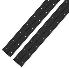Ephech 723722469787 Black Piano Hinges 18inch 2pcs Heavy Duty Stainless Steel Hinge With H