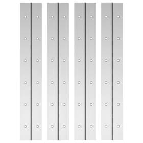 Ephech 747301786706 4pcs 12inch Stainless Steel 304 Continuous And Piano Hinges Heavy Duty Nickle