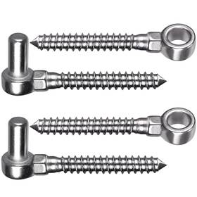 Epicover 753448039476 Stainless Steel Screw Eye Hook Set M12 Heavy Duty Lag Bolt With R Inch