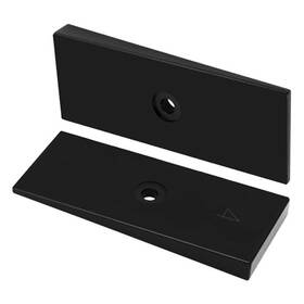 Jhhw000072 Est Auto Part 2pcs 2 Inch Wide 4 Degree Leaf Spring Shims Steel Black