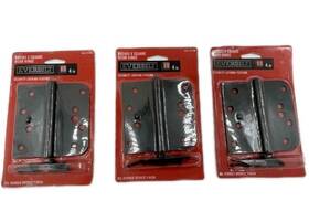1002 Everbilt 030699144440 3 Radius Xsquare Doorhinge 4 Inch Oilrubbed Bronze Finish Security Locking