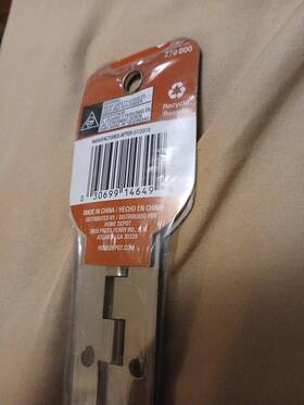 Everbilt 030699146499 Continuous Hinge 1-1/2 Inch X 12 Stainless Finish 270-000 New 1 Piece