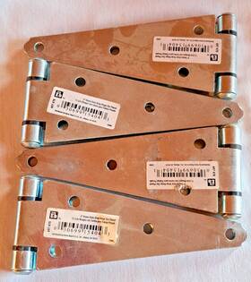 Everbilt 030699154043 4 Hinges 6 Inch Strap Hinge Heavy Duty Zinc Plated Hardware Door Fence Gate Qq