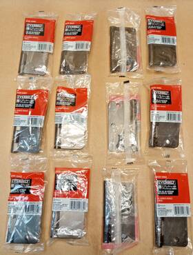 Everbilt 030699207640 Lot Of 12 715 661 Oil-rubbed Bronze 1/4 Inch Radius Corner Hinge 3 1/2