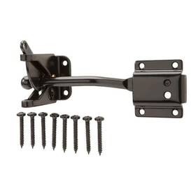 Everbilt 030699245918 Black Self-adjusting Gate Latch