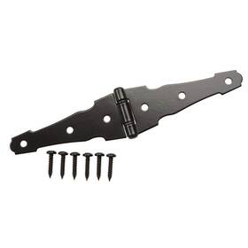 Everbilt 030699264520 4 Inch Black Decorative Strap Hinge
