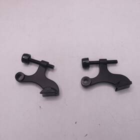 1005 Everbilt 030699281879 2-pk Hinge Pin Door Stop Matte Black 694 628