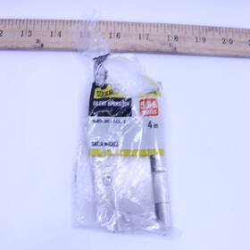 1005 Everbilt 030699287567 Squeak-free Door Hinge Satin Nickel 4 Inch X 5/8 Radius- No Hardware