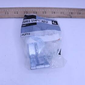 1007 Everbilt 030699335879 90-degree Hasp Zinc Plated Steel 4-1/2 Inch 486 099