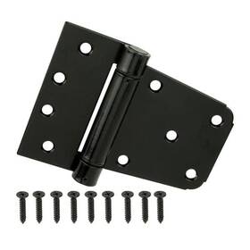 Everbilt 030699336340 3-1/2 Inch Standard Black Spring Tee Hinge