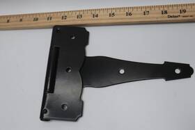 1007 Everbilt 030699602353 Decorative Gate Tee Hinge Black Stainless Steel 8 Inch - Missing Hardware