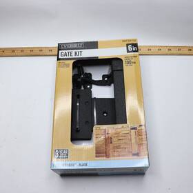 1007 Everbilt 030699700288 Rust Defender Decorative Gate Hinge And Pull Set Matte Black