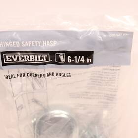 100027831 Everbilt Hinge Safety Hasp Zinc 6-1/4 Inch
