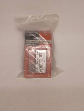 1005649634 Everbilt 5-pk Non-mortise Door Hinges Satin Nickel 2-1/2 Inch