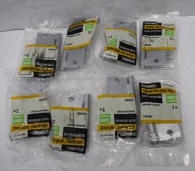 1005694708 Everbilt Lot Of 8 Squeak Free Door Hinges Silent Operation Square Corner 3 Inch X